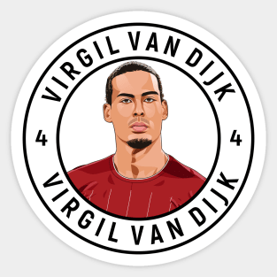 Virgil van Dijk Sticker